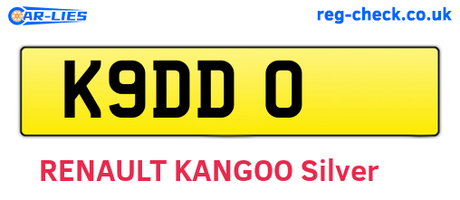 K9DDO are the vehicle registration plates.
