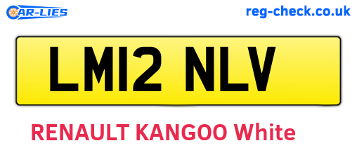 LM12NLV are the vehicle registration plates.