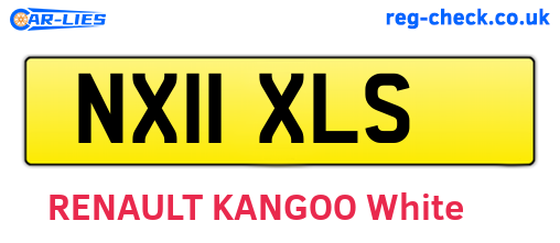 NX11XLS are the vehicle registration plates.