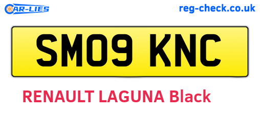 SM09KNC are the vehicle registration plates.