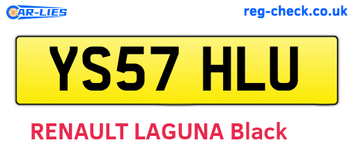 YS57HLU are the vehicle registration plates.