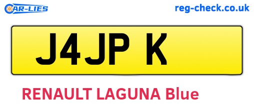 J4JPK are the vehicle registration plates.