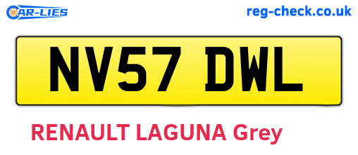 NV57DWL are the vehicle registration plates.