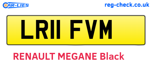 LR11FVM are the vehicle registration plates.