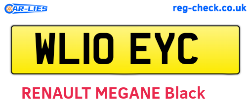 WL10EYC are the vehicle registration plates.