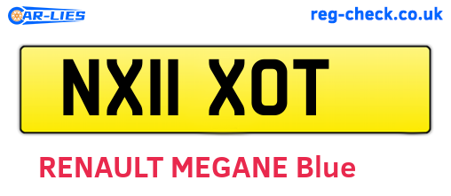 NX11XOT are the vehicle registration plates.
