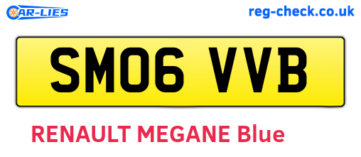 SM06VVB are the vehicle registration plates.