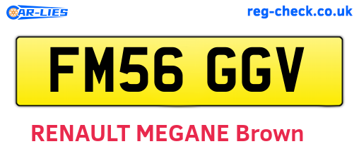 FM56GGV are the vehicle registration plates.