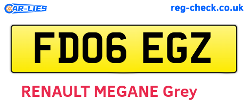 FD06EGZ are the vehicle registration plates.