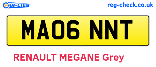 MA06NNT are the vehicle registration plates.