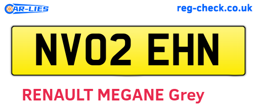 NV02EHN are the vehicle registration plates.