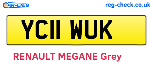 YC11WUK are the vehicle registration plates.