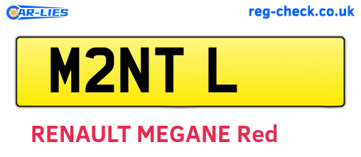 M2NTL are the vehicle registration plates.