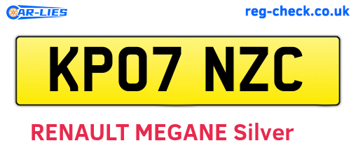 KP07NZC are the vehicle registration plates.
