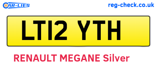 LT12YTH are the vehicle registration plates.