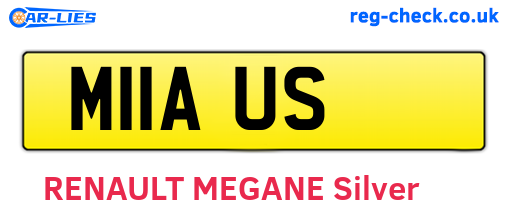 M11AUS are the vehicle registration plates.