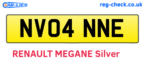 NV04NNE are the vehicle registration plates.