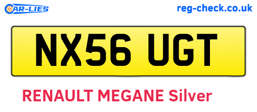 NX56UGT are the vehicle registration plates.