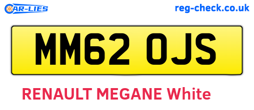 MM62OJS are the vehicle registration plates.