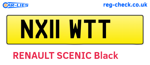 NX11WTT are the vehicle registration plates.