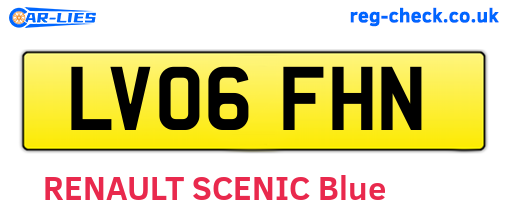 LV06FHN are the vehicle registration plates.