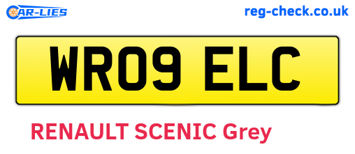 WR09ELC are the vehicle registration plates.