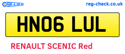 HN06LUL are the vehicle registration plates.