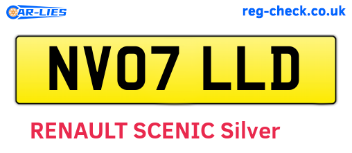 NV07LLD are the vehicle registration plates.
