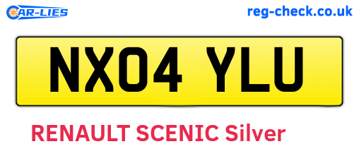 NX04YLU are the vehicle registration plates.