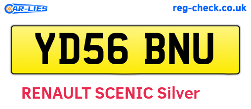 YD56BNU are the vehicle registration plates.