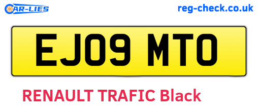 EJ09MTO are the vehicle registration plates.