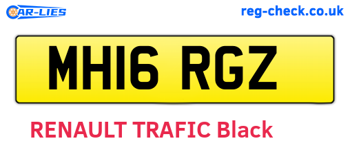 MH16RGZ are the vehicle registration plates.