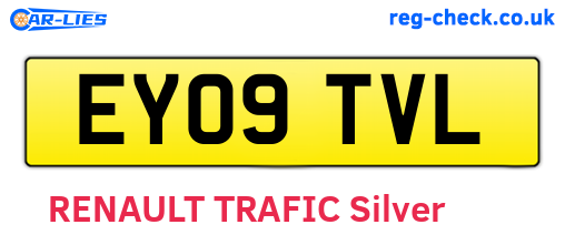 EY09TVL are the vehicle registration plates.