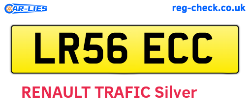 LR56ECC are the vehicle registration plates.