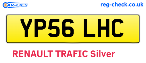 YP56LHC are the vehicle registration plates.