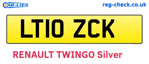 LT10ZCK are the vehicle registration plates.