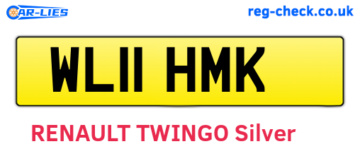 WL11HMK are the vehicle registration plates.