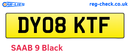 DY08KTF are the vehicle registration plates.