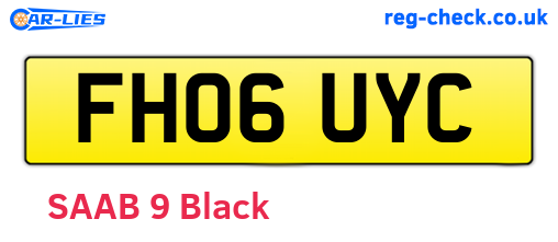 FH06UYC are the vehicle registration plates.