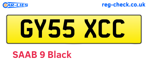 GY55XCC are the vehicle registration plates.