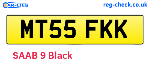 MT55FKK are the vehicle registration plates.