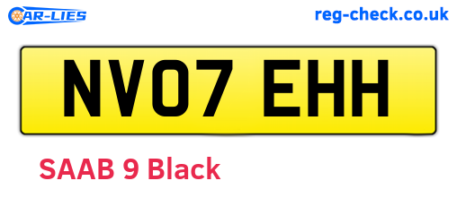 NV07EHH are the vehicle registration plates.