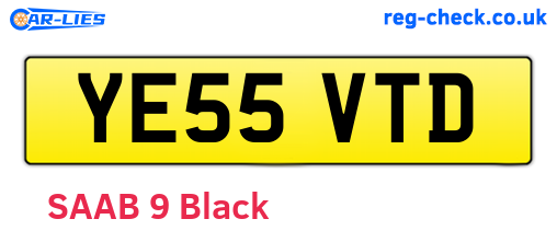 YE55VTD are the vehicle registration plates.