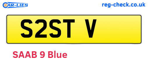 S2STV are the vehicle registration plates.