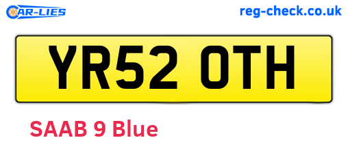 YR52OTH are the vehicle registration plates.