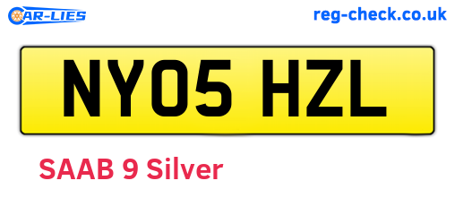 NY05HZL are the vehicle registration plates.