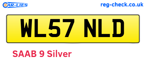 WL57NLD are the vehicle registration plates.