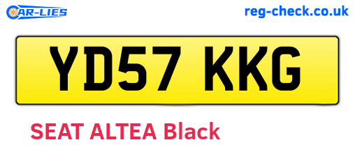 YD57KKG are the vehicle registration plates.