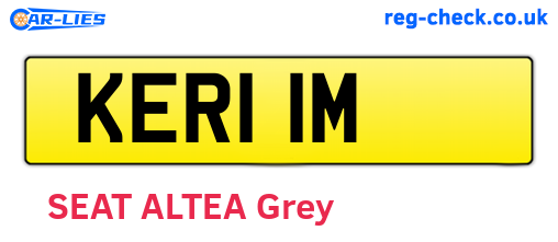 KER11M are the vehicle registration plates.