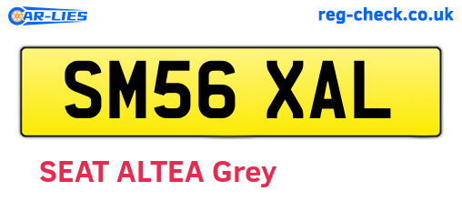 SM56XAL are the vehicle registration plates.